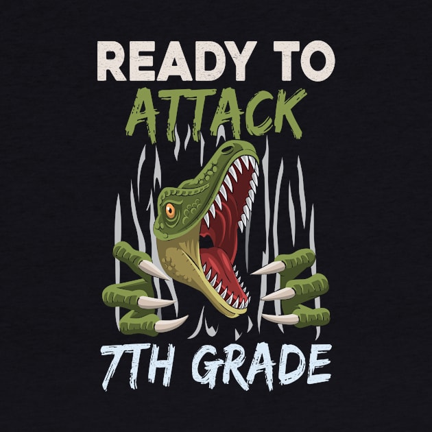 Dinosaur Kids Ready To Attack 7Th Grade Boys Back To School by kateeleone97023